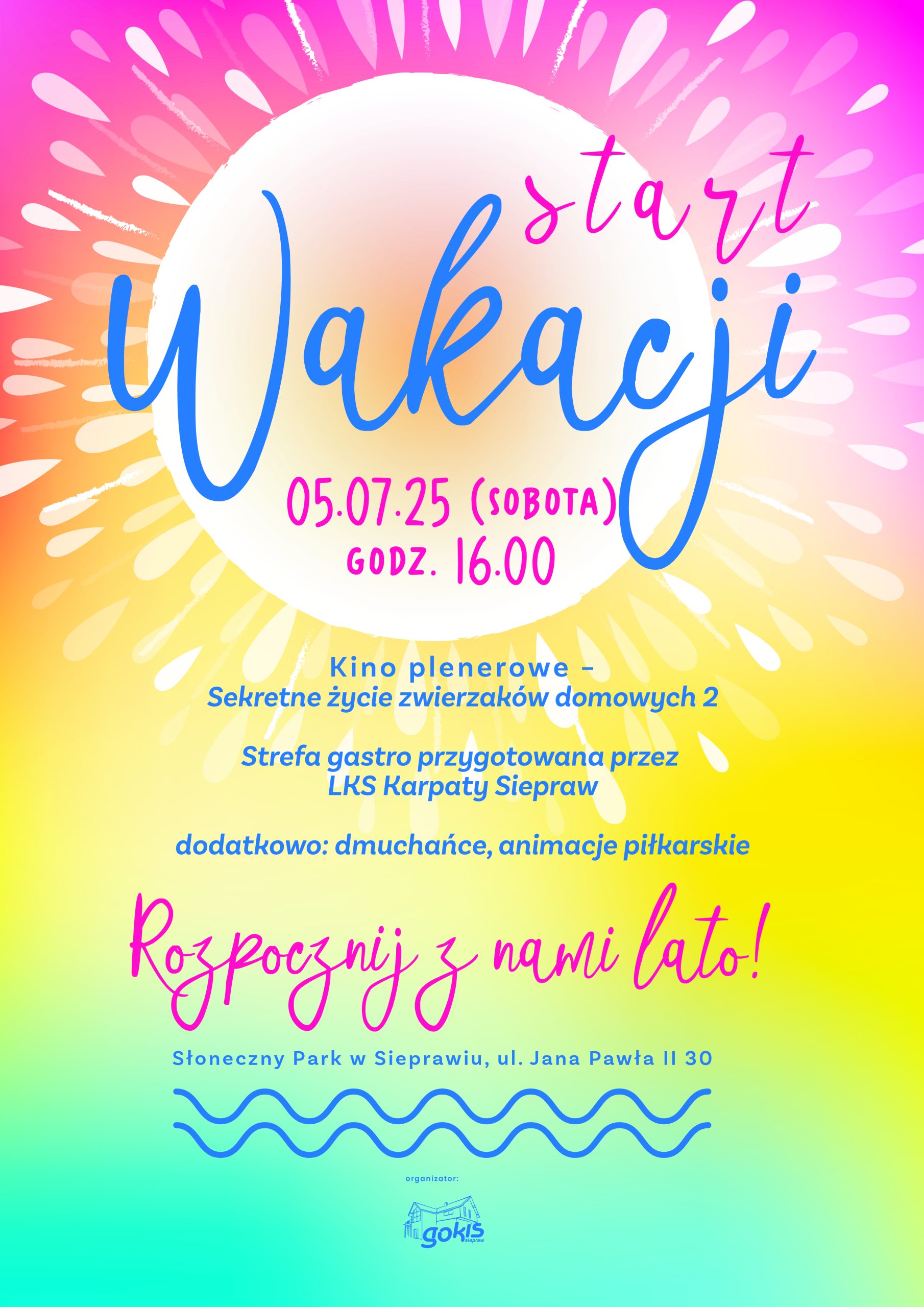 Start Wakacji 2025 Gmina Siepraw