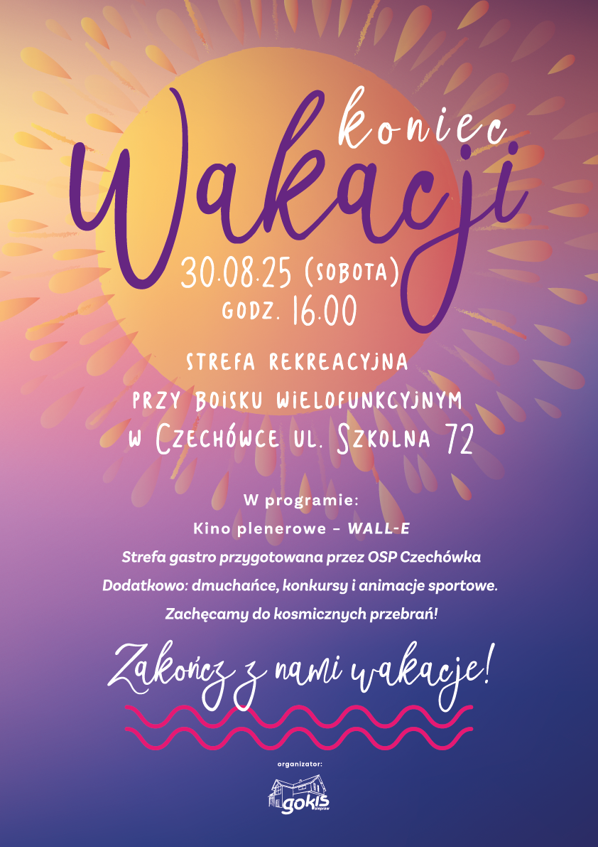 Koniec wakacji Gmina Siepraw