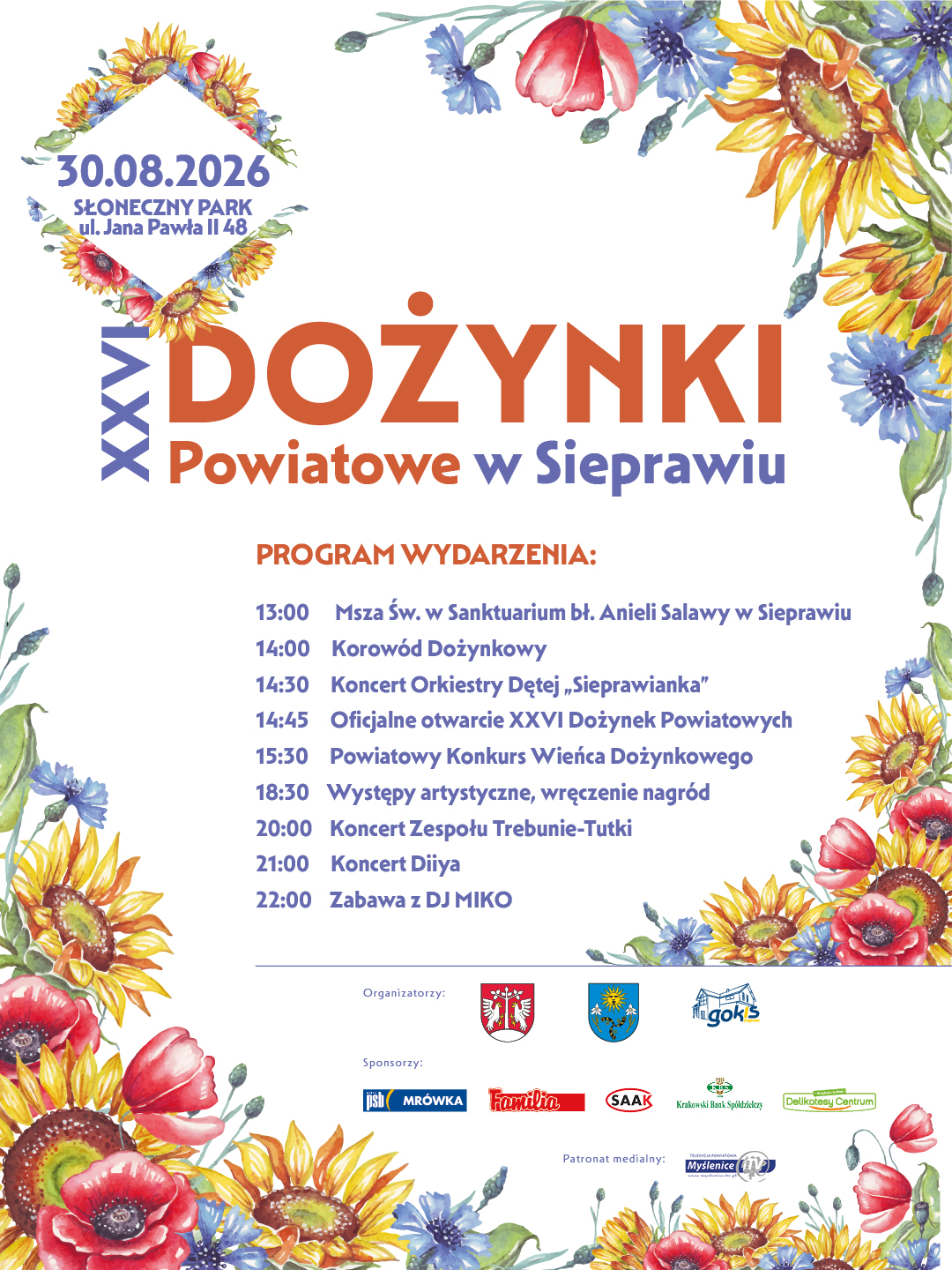 Dożynki Powiatowe w Sieprawiu